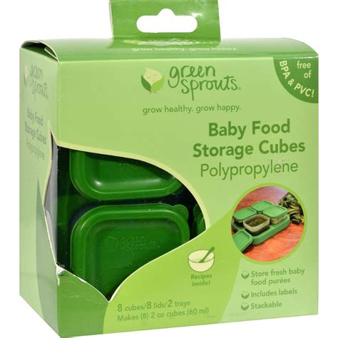 Check spelling or type a new query. Green Sprouts Food Storage Cubes - 8 Pack | Baby food ...