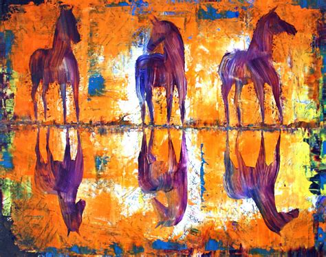 3 Horses Paintings