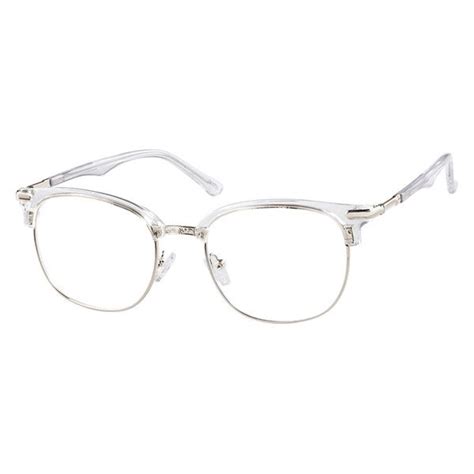 clear browline glasses 7810723 zenni optical browline glasses fashion eye glasses trendy