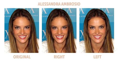 Side By Side Photos Show Which Models Have The Most Symmetrical Faces