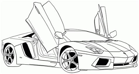 Printable Coloring Cars Pictures Printable Coloring Pages