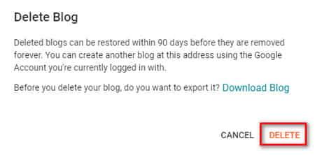 How To Delete A Blog On Blogger Permanently Tipsnfreeware