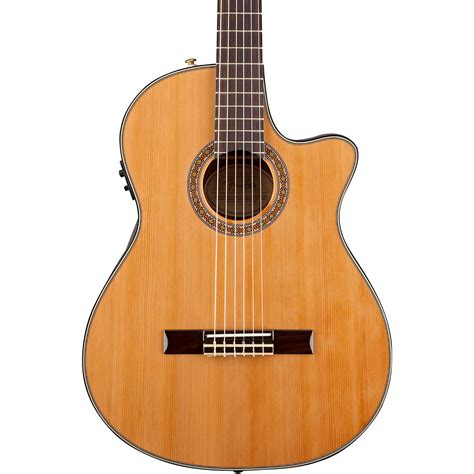 Fender Classic Design Series Cn 240sce Cutaway Thinline Classical Acoustic Electric Guitar