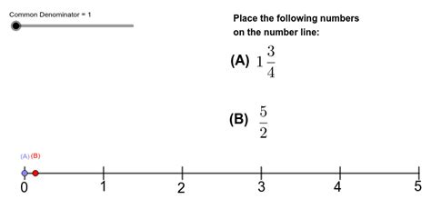 Plotting Multiple Numbers On A Number Line Geogebra