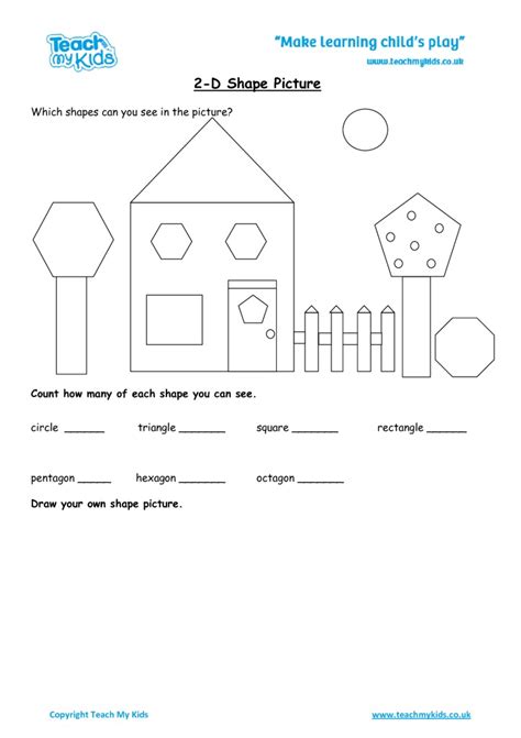 Tips Basic 2d Shapes Worksheets Most Complete School Info