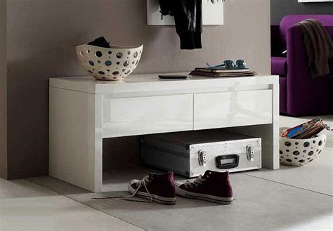 Gallery tv bank hochglanz weiß. Bank SYDNEY Ablage Garderobe weiß Hochglanz mit Stauraum