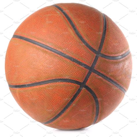 Basketball Ball Isolated On White Background Sports And Recreation