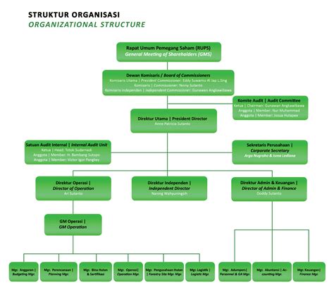 Contoh Struktur Organisasi Organizational Structure Pt Bumi Suksesindo