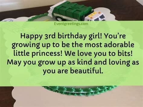 50 Best Happy 3rd Birthday Quotes And Wishes