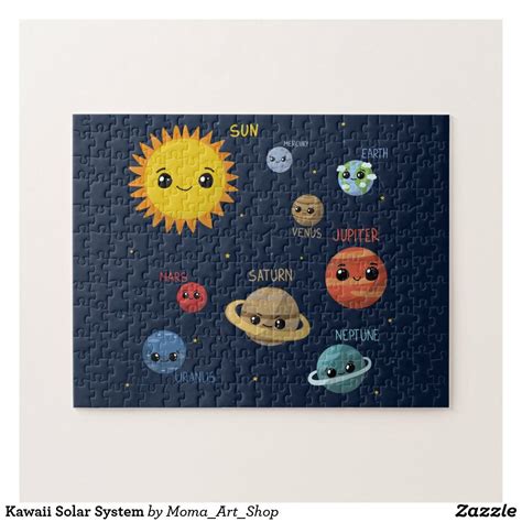 Kawaii Solar System Jigsaw Puzzle Moma Art Homemade Body Scrub