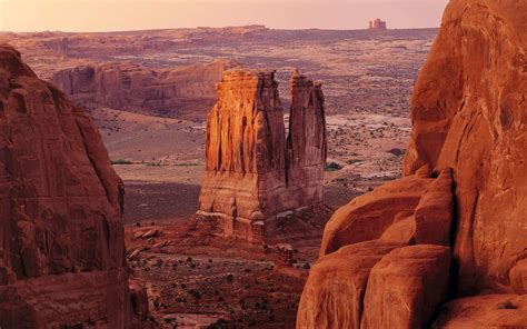 Wallpaper Landscape Rock Desert Valley Canyon Arch