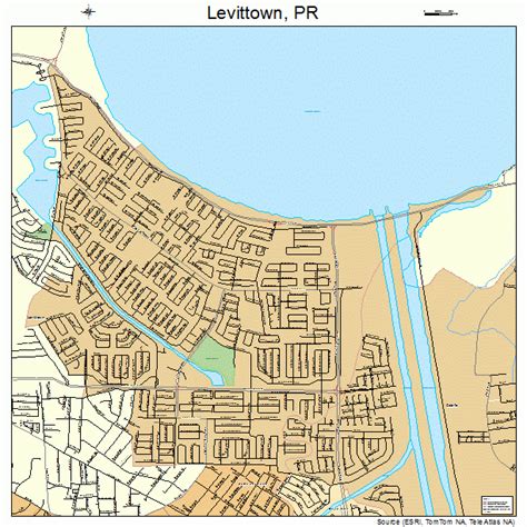 Levittown Puerto Rico Street Map 7245336