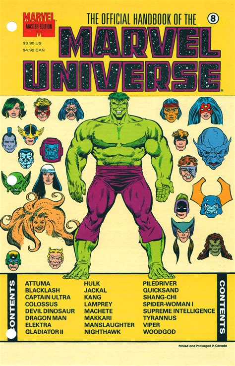 Official Handbook Of The Marvel Universe Master Edition Vol 1 8