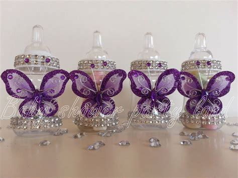 Select the invitation you like best, and you're ready to customize. 12 Purple Fillable Butterfly Bottles Baby Shower Favors ...
