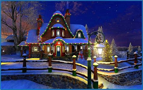 White Christmas 3d Screensaver 10 Download Free