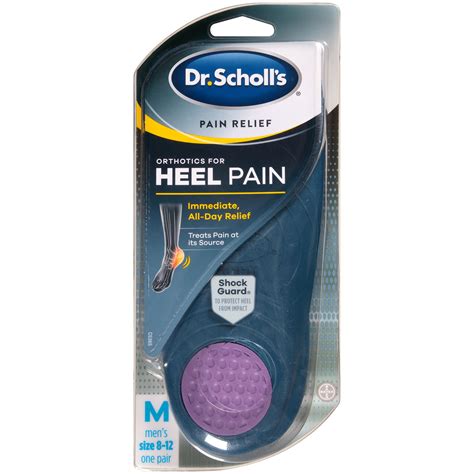 Dr Scholl S Pro Pain Relief Orthotics For Heel Pain Insoles Men