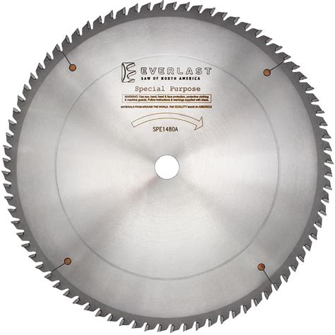 14″ Special Purpose Cut Off Saw Blade Spe1480a Spe1480t Everlast