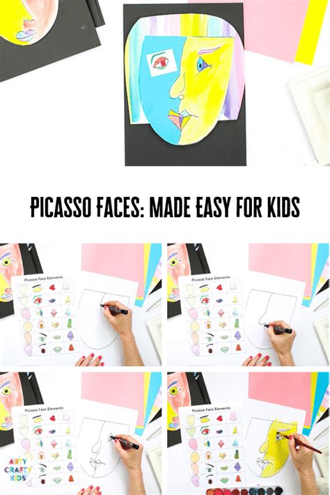 Picasso Faces Easy Art For Kids Arty Crafty Kids