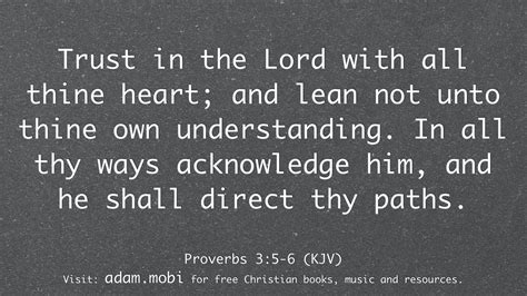 Proverbs 35 6 Kjv Bible Verse Trust Faith Scripture Christian Video