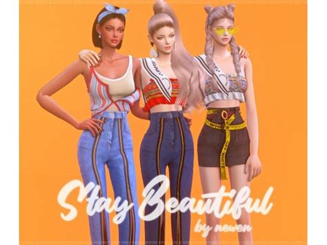 Stay Beautiful Set By Newen092 The Sims 4 Download Simsdomination
