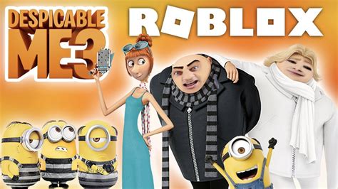 Despicable Me 3 Roblox Adventure Obby Escape The Minions Youtube