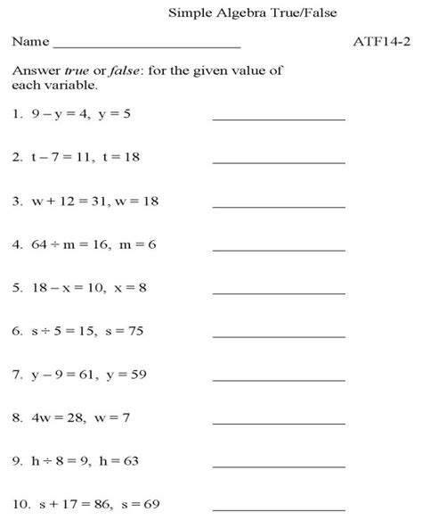 Worksheets labeled with are accessible to help teaching pro subscribers only. 10 Best Images of High School Math Worksheets Printable ...