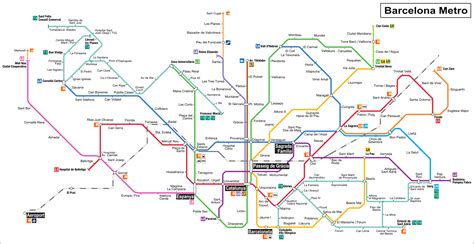 Filebarcelona Metro Mappng Wikimedia Commons