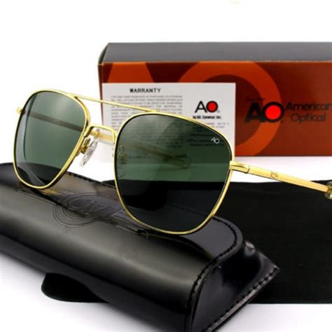 Aviation Sunglasses Men Military Optical Eyewear Lens Ao Army Pilot Aviator Ebay