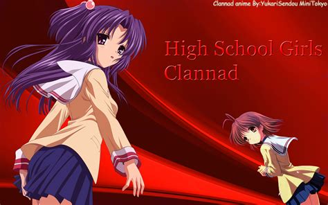 Clannad Wallpaper High School Girls Minitokyo