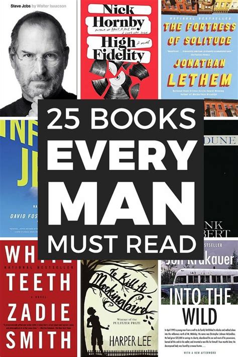 25 Books Every Man Should Read Reading Books And Men Stuff