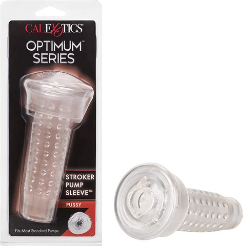 Calexotics Optimum Series Stroker Pussy Pump Sleeve Male Silicone