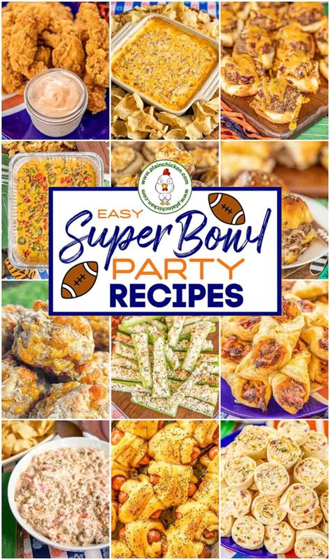 Easy Super Bowl Party Appetizers Plain Chicken