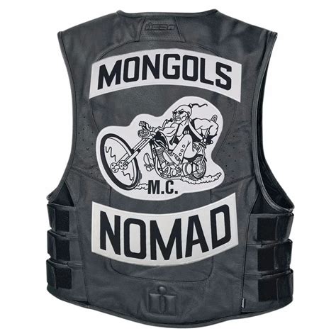 13pcs Set Mongols Nomad Mc Biker Vest Embroidered Patch Iron Motorcycle