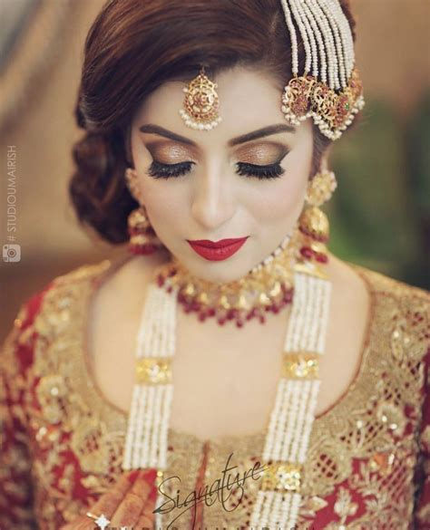 Pakistani Bridal Bet Tika Andide Jhoomar Hairstyle Board Created By