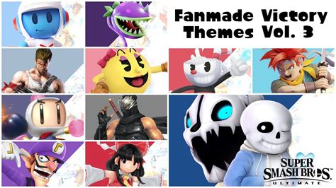 Fanmade Victory Themes Vol 3 Super Smash Bros Ultimate Youtube