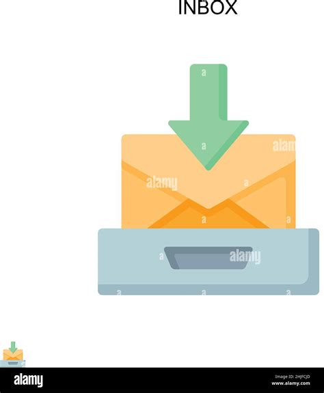 Inbox Simple Vector Icon Illustration Symbol Design Template For Web