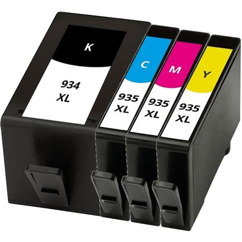 Compatible 5 Pack 934xl935xl Bundle Ink Cartridges C2p23aa C2p26aa