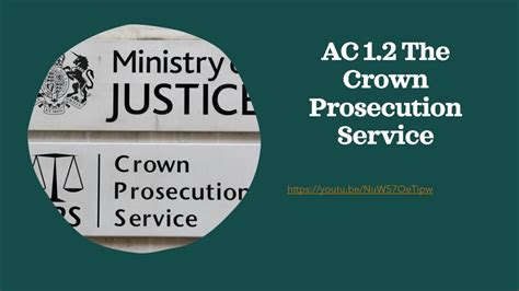 Acs 12 And 31 The Crown Prosecution Service Updated 2022 Youtube