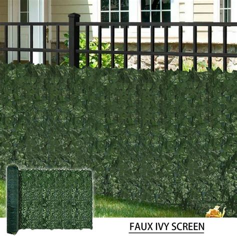 Artificial Faux Ivy Leaf Privacy Fence Screen Cover Home Panels Wall