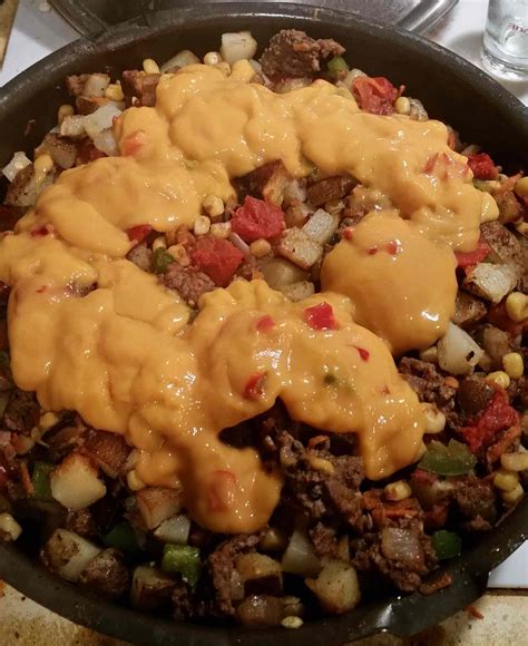 Mexican Ground Beef And Potato Skillet Recipe