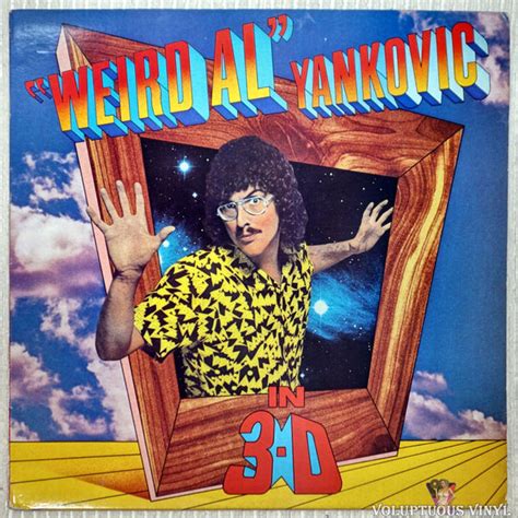 Weird Al Yankovic ‎ In 3 D 1984 Vinyl Lp Album Voluptuous Vinyl