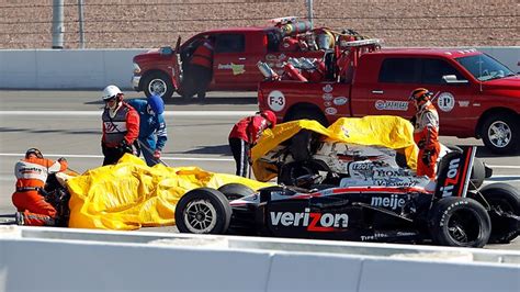 Dan Wheldon Killed In Horrific 15 Car Indycar Pile Up At The Final Race Of The Season In Las