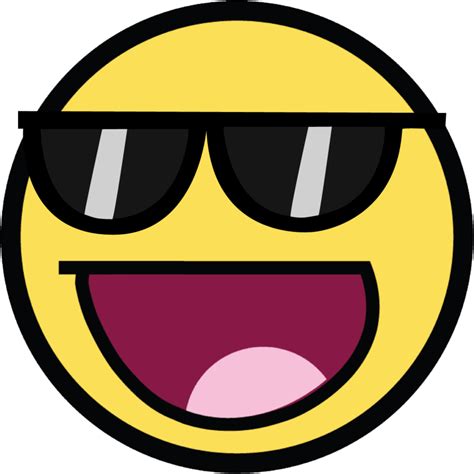Awesome Face Shades Face Icon Epic Troll Face