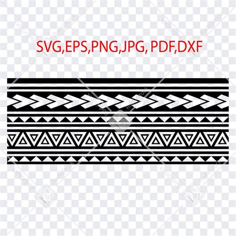 polynesian-svg,-samoan-svg,-polynesian-tattoo,-polynesian-décor-border,-polynesian-tribal