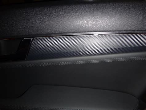 That's the reason why most people wrap their trim in carbon. Carbon Fiber vinyl wrap of interior trim - MBWorld.org Forums