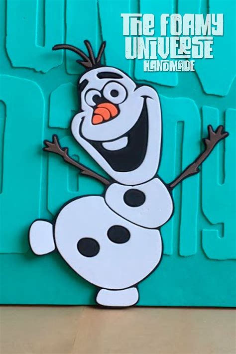 Ver más ideas sobre goma eva, gomitas, manualidades. Olaf, frozen Muñeco de nieve goma eva 30cm, decoración ...