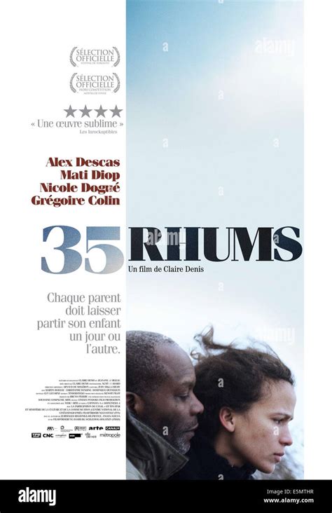 35 Shots Of Rum Aka 35 Rhums French Poster Art From Left Alex