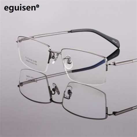 Width 140 Pure Titanium Glasses Man Spectacle Frames Eyewear Business