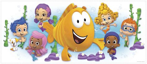 Look through a variety of brands like threshold, opalhouse, eddie bauer, decor therapy and more to find your snuggle favorite. Giant BUBBLE GUPPIES WALL DECAL Kids Bedroom Bathroom ...