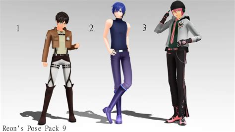 Mmd Pose Pack Male